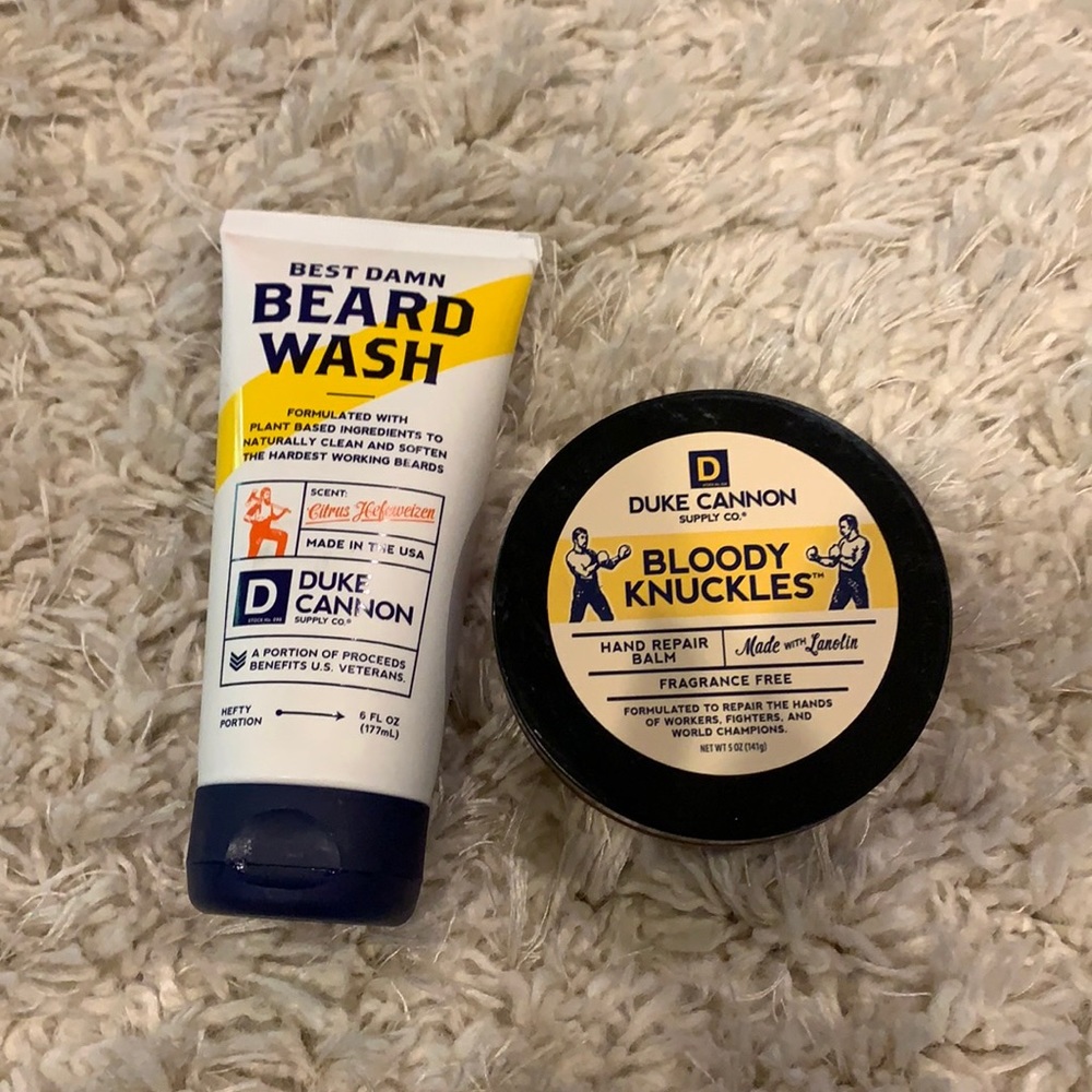 Duke Cannon Beardwash and Balm